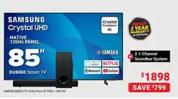 Visions Electronics SAMSUNG 85 Smart TV offer