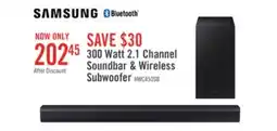 The Brick SAMSUNG 2.1 CH Dolby Digital 2.0 DTS Virtual:X Soundbar with Wireless Subwoofer (HW-C450/ZC) offer