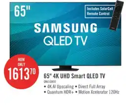 The Brick Samsung 65 QLED 4K UHD Quantum HDR+ Dolby Atmos 120Hz Smart TV (QN65Q80DAFXZC) offer