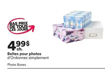 Michaels Boîtes pour photos d'Ordonnez simplement offer