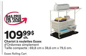 Michaels Chariot à roulettes essex offer