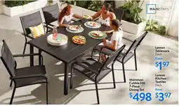 Walmart Mainstays Cobble Hill 7-Piece Dining Set offer