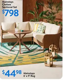 Walmart Mainstays 6' x 9' Rug offer