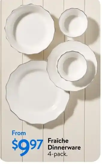 Walmart Fraîche Dinnerware offer