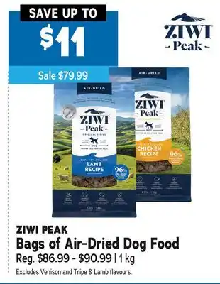 Ren’s Pets Depot Bags of Air-Dried Dog Food offer