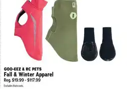 Ren’s Pets Depot GOO-EEZ & RC PETS Fall & Winter Apparel offer