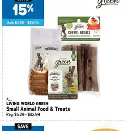 Ren’s Pets Depot ALL LIVING WORLD GREEN Small Animal Food & Treats offer