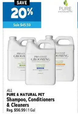 Ren’s Pets Depot SAVE ALL PURE & NATURAL PET Shampoo, Conditioners & Cleaners offer