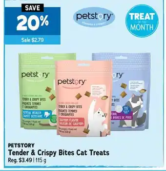 Ren’s Pets Depot PETSTORY Tender & Crispy Bites Cat Treats offer