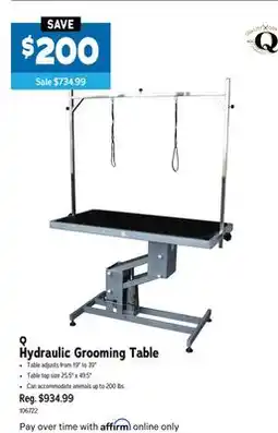 Ren’s Pets Depot Hydraulic Grooming Table offer