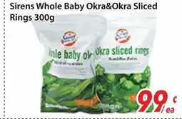 Bestco Food Mart Sirens Whole Baby Okra & Okra Sliced Rings offer