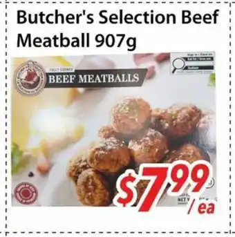 Bestco Food Mart Butcher's Selection Beef Meatball offer