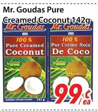 Bestco Food Mart Mr. Goudas Pure Creamed Coconut offer