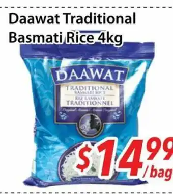 Bestco Food Mart Daawat Traditional Basmati Rice offer