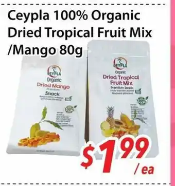 Bestco Food Mart Ceypla 100% Organic Dried Tropical Fruit Mix / Mango offer