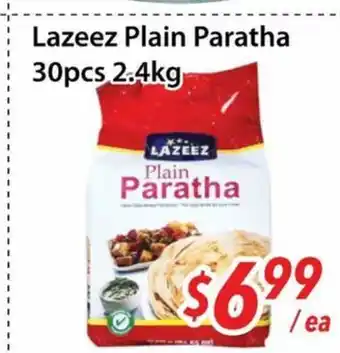 Bestco Food Mart Lazeez Plain Paratha offer