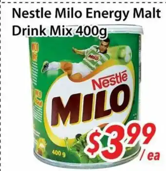 Bestco Food Mart Nestle Milo Energy Malt Drink Mix offer