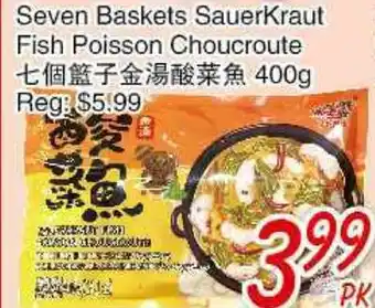 Foody Mart Seven Baskets SauerKraut Fish Poisson Choucroute offer