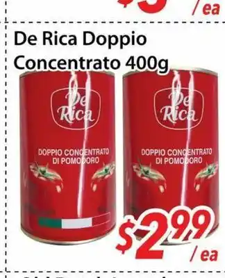 Bestco Food Mart De Rica Doppio Concentrato offer