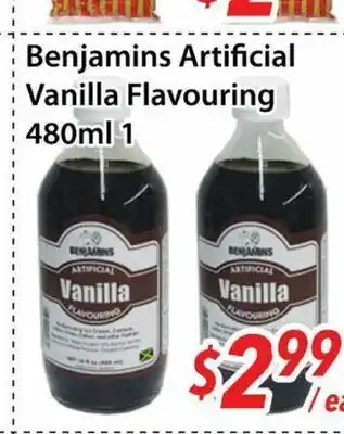 Bestco Food Mart Benjamins Artificial Vanilla Flavouring offer