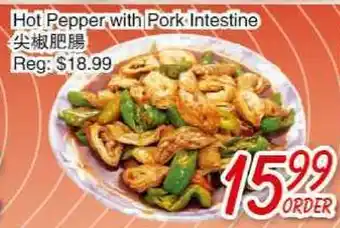 Foody Mart Hot Pepper with Pork Intestine offer