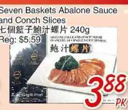 Foody Mart Seven Baskets Abalone Sauce and Conch Slices offer