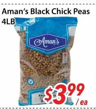 Bestco Food Mart Aman's Black Chick Peas offer