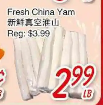 Foody Mart Fresh China Yam offer