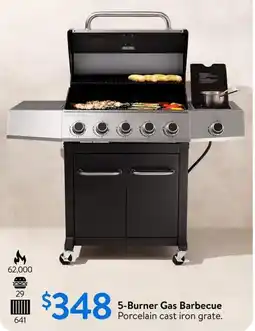 Walmart 5-Burner Gas Barbecue offer