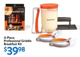 Walmart 4-Piece Professional Griddle Breakfast Kit offer