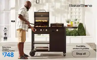 Walmart Bakerstone Outdoor Cooking Centre offer