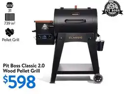 Walmart Pit Boss Classic 2.0 Wood Pellet Grill offer