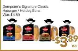 Ample Food Market Dempster's Signature Classic Haburger/Hotdog Buns offer