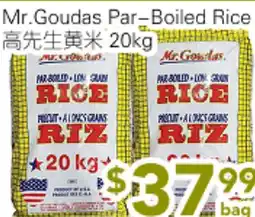 Ample Food Market Mr. Goudas Par-Boiled Rice offer