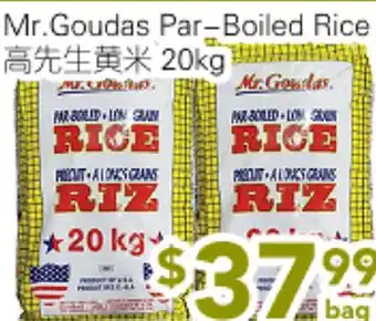 Ample Food Market Mr. Goudas Par-Boiled Rice offer