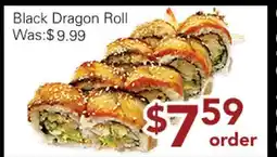 Ample Food Market Black Dragon Roll offer