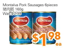 Ample Food Market Montalva Pork Sausages 6 pieces offer