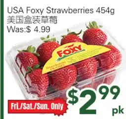Ample Food Market USA Foxy Strawberries offer
