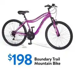 Walmart Boundary Trail Mountain Bike offer