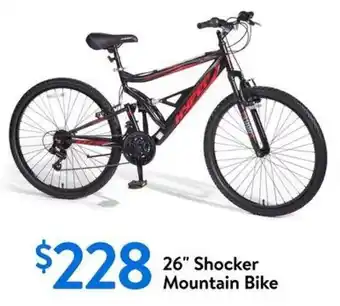 Walmart 26" Shocker Mountain Bike offer