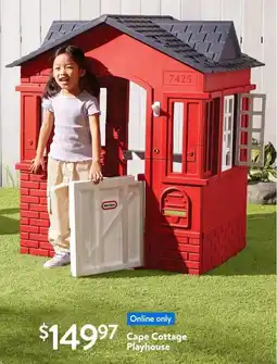 Walmart Cape Cottage Playhouse offer