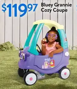 Walmart Bluey Grannie Cozy Coupe offer