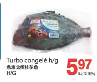 T&T Supermarket TURBO CONGELÉ H/G offer