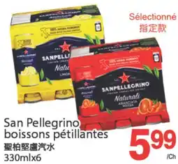 T&T Supermarket SUN PELLEGRINO BOISSONS PÉTILLANTES, 330mlx6 offer