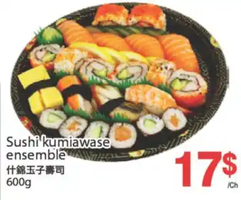 T&T Supermarket SUSHI KUMIAWASE ENSEMBLE, 600g offer