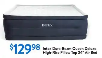 Walmart Intex Dura-Beam Queen Deluxe High-Rise Pillow Top 24" Air Bed offer