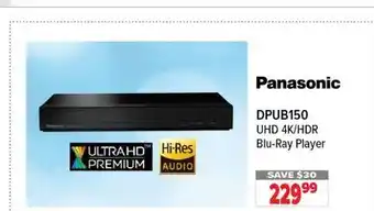 2001 Audio Video DPUB150 UHD 4K/HDR Blu-Ray Player offer