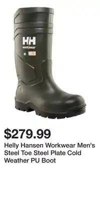 Mark's Helly Hansen Workwear Men's Steel Toe Steel Plate Cold Weather PU Boot offer