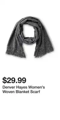 Mark's Denver Hayes Women's Woven Blanket Scarf offer