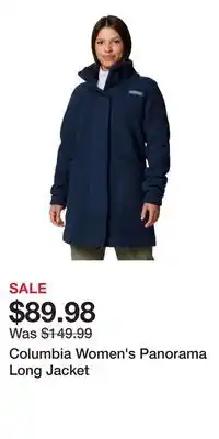 Mark's Columbia Women's Panorama Long Jacket offer